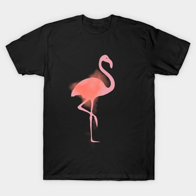 Pink Flamingo T-Shirt by bruxamagica